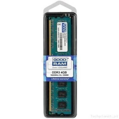 Модуль пам'яті для комп'ютера Goodram DDR3 4GB 1600 MHz  (GR1600D364L11S/4G)
