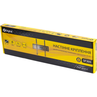 Кріплення ТВ X-Digital STEEL SF305 Black фото №3