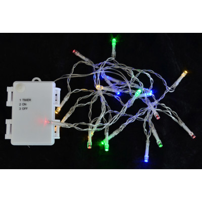 Гирлянда YES! Fun уличная, 15 LED лампочек, молочно-белая, 1,6 м (801130)