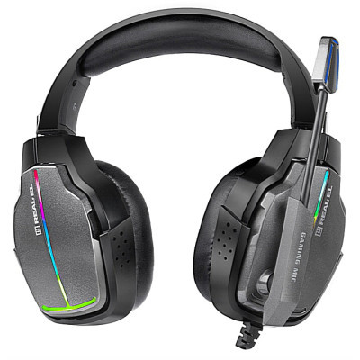 Навушники REAL-EL GDX-7680 Black фото №2