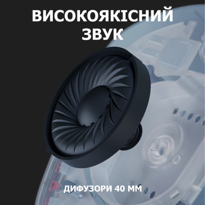 Наушники Logitech G435 Lightspeed Wireless Gaming Headset Blue (981-001062) фото №4