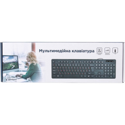 Клавиатура Gembird KB-MCH-04-UA USB Black (KB-MCH-04-UA) фото №4