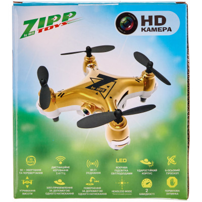 Радиоуправляемая игрушка ZIPP Toys Квадрокоптер с камерой Малыш Zippi с доп.аккумулятором, крас (CF922 red) фото №8