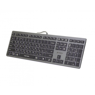 Клавиатура A4Tech FX60 USB Grey White backlit фото №2
