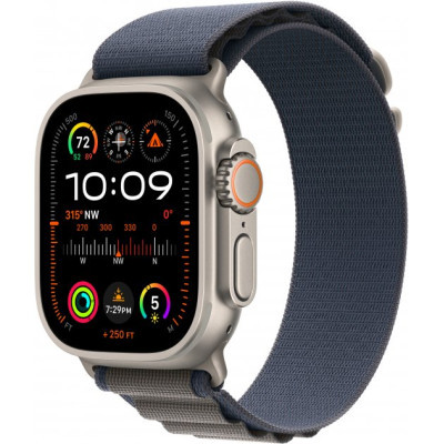 Смарт-часы Apple Watch Ultra 2 GPS   Cellular, 49mm Titanium Case with Blue Alpine Loop - Medium (MREP3UL/A)