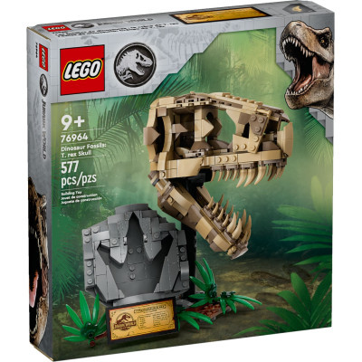 Конструктор Lego Jurassic World Скамʼянілості динозаврів: череп тиранозавра 577 деталей (76964)