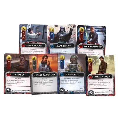 Настольная игра Geekach Games Зоряні війни. Колодобудівна гра (Star Wars: The Deckbuilding Game) (укр.) (GKCH168SW) фото №3