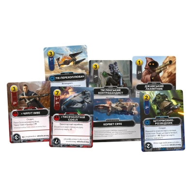 Настольная игра Geekach Games Зоряні війни. Колодобудівна гра (Star Wars: The Deckbuilding Game) (укр.) (GKCH168SW) фото №6