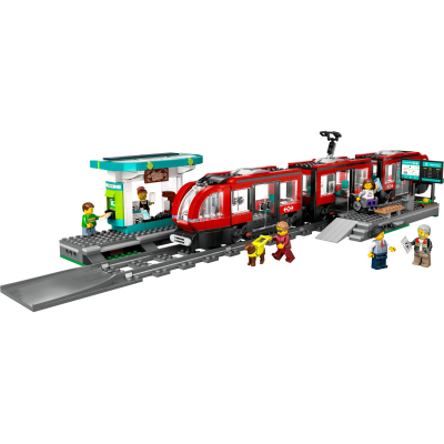 Конструктор Lego City Трамвай і вокзал у центрі міста 811 деталей (60423) фото №2