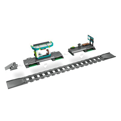 Конструктор Lego City Трамвай і вокзал у центрі міста 811 деталей (60423) фото №4