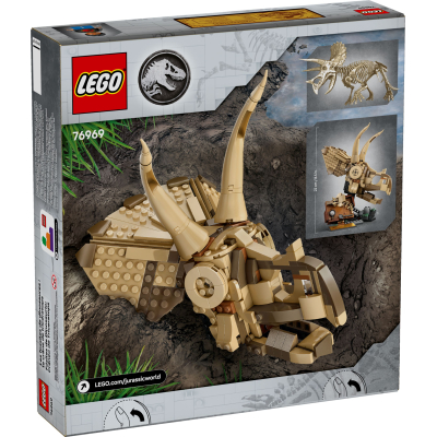 Конструктор Lego Jurassic World Скам''янілості динозаврів: череп трицератопса (76969) фото №5