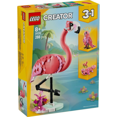 Конструктор Lego Creator Дикі тварини: рожевий фламінго (31170)