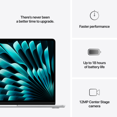 Ноутбук Apple MacBook Air 13 M4 A3240 Silver (MC654UA/A) фото №8