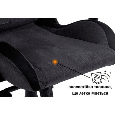Геймерське крісло GT Racer X-8005 Dark Gray/Black Suede фото №8