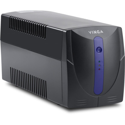Источник бесперебойного питания Vinga LED 800VA plastic case with USB (VPE-800PU) фото №2