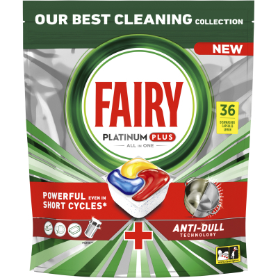 Таблетки для посудомийної машини Fairy Platinum Plus All in One Lemon 33 шт. (8001841956541)