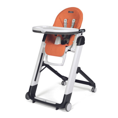 Стільчик для годування Peg-Perego Siesta Follow Me Wonder Orange (плямостійкий помаранчевий) (IH03000000WD48)