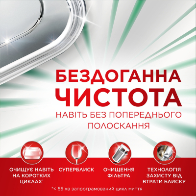 Таблетки для посудомийної машини Fairy Platinum Plus All in One Lemon 84 шт. (8001841893693) фото №2