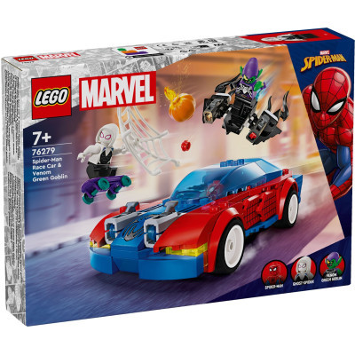 Конструктор Lego Super Heroes Автомобіль для перегонів Людини-Павука й Зелений Гоблін з отрутою Венома 2