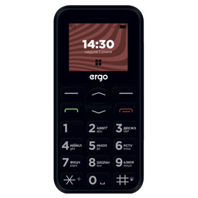 Мобильный телефон Ergo R181 Black