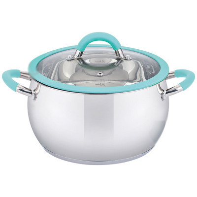 Кастрюля Pepper Apple Mint Silicone 16 см 2,2 л PR-1110-16 (107797)