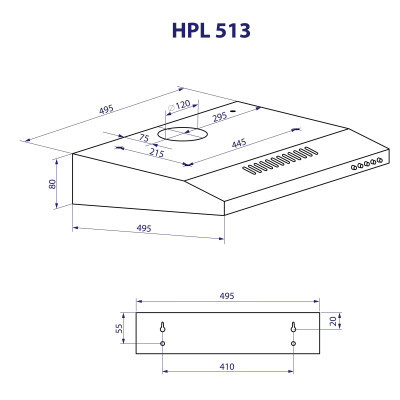 Вытяжки Minola HPL 513 BR фото №11