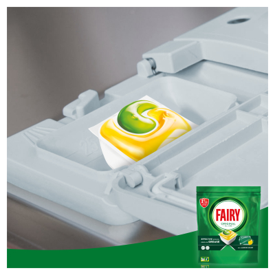 Таблетки для посудомийної машини Fairy Original All in One Lemon 27 шт. (8006540726891) фото №5