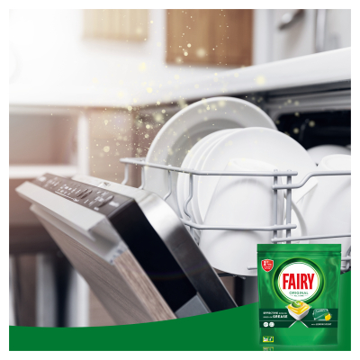 Таблетки для посудомийної машини Fairy Original All in One Lemon 27 шт. (8006540726891) фото №7