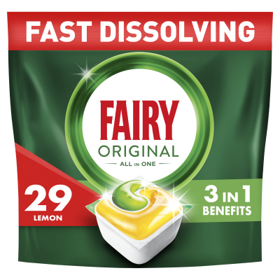 Таблетки для посудомийної машини Fairy Original All in One Lemon 27 шт. (8006540726891)