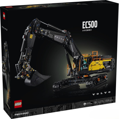 Конструктор Lego Technic Екскаватор Volvo EC500 Hybrid (42215)