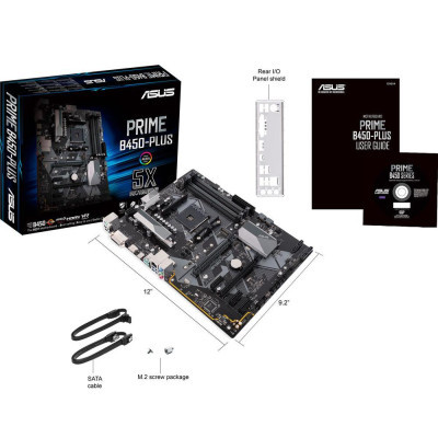 Материнская плата Asus PRIME B450-PLUS фото №6