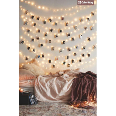 Гирлянда Colorway Светодиодная с прищепками для фото 40 LED/4.2M USB (CW-LCP-40L42BU) фото №8