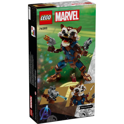 Конструктор Lego Super Heroes Ракета й малюк Ґрут 566 деталей (76282) фото №7