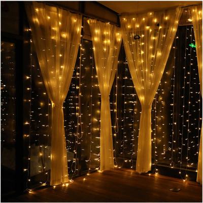 Гирлянда Colorway Светодиодная гирлянда-занавес 300 LED 3x3 м 220В (CW-GW-300L33V) фото №8