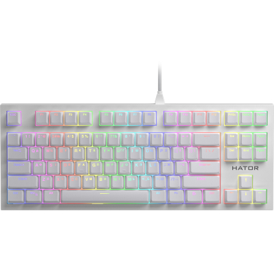 Клавиатура HATOR Skyfall TKL PRO USB White (HTK-656)