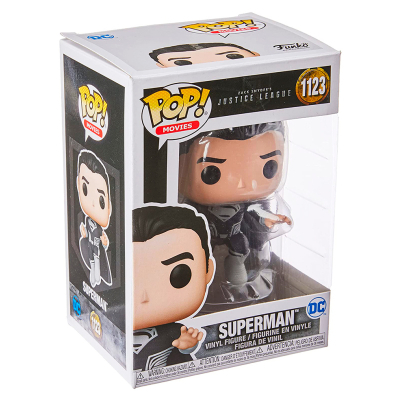 Іграшкова фігурка Funko Pop Ліга Справедливості – Супермен (чорний костюм) (56801) фото №5