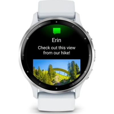 Смарт-часы Garmin Venu 3 Silver Stainless Steel Bezel with Whitestone Case and Silicone Band (010-02784-00) фото №7