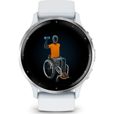 Смарт-часы Garmin Venu 3 Silver Stainless Steel Bezel with Whitestone Case and Silicone Band (010-02784-00) фото №8