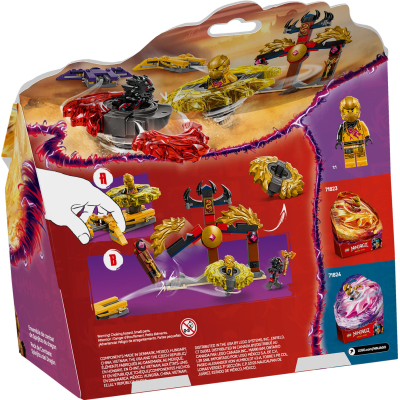 Конструктор Lego Ninjago Бойовий набір дракона Спін-джитсу (71826) фото №6