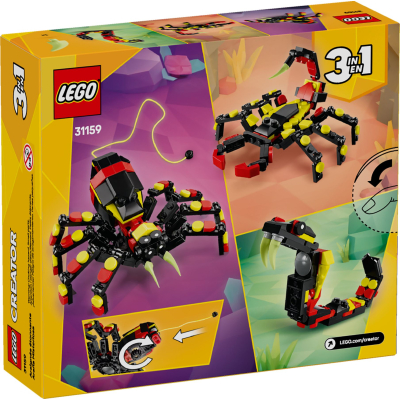 Конструктор Lego Creator Дикі тварини: Дивовижний павук (31159) фото №11