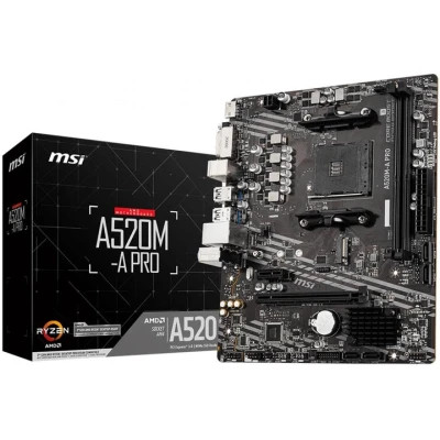Материнская плата MSI A520M-A PRO фото №2