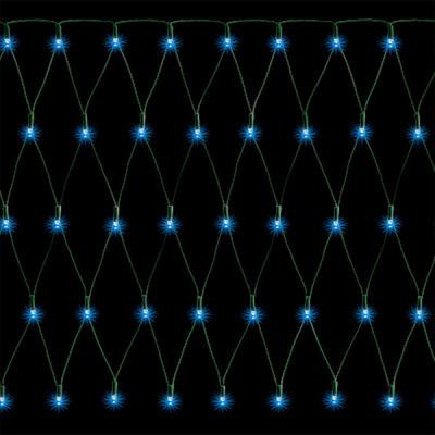 Гирлянда Jumi Сетка 100 LED, 1x1 м, голубой (5900410537583)