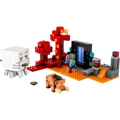 Конструктор Lego Minecraft Засідка біля порталу в Нижній світ 352 деталей (21255) фото №2