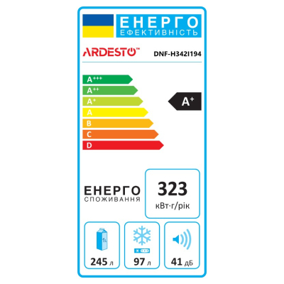 Холодильник Ardesto DNF-H342I194 фото №3