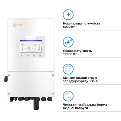 Solis S6 6kW (S6-EH1P6K-L-PLUS) фото №2