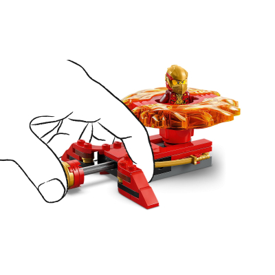 Конструктор Lego Ninjago Дракон Кая Спін-джитсу (71823) фото №4