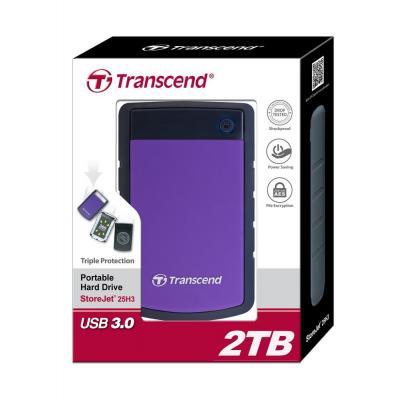 Внешний жесткий диск Transcend 2.5" 2TB  (TS2TSJ25H3P) фото №4