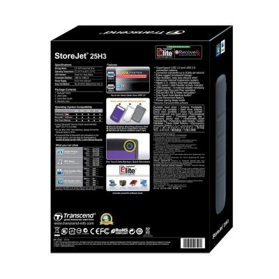 Внешний жесткий диск Transcend 2.5" 2TB  (TS2TSJ25H3P) фото №5