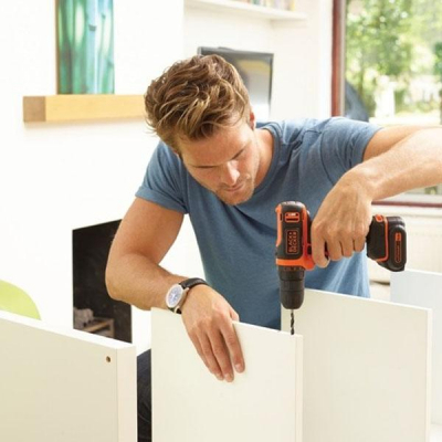 Шуруповерт Black&Decker BDCDD12, 10.8V, 26Нм, Li-Ion (BDCDD12) фото №2
