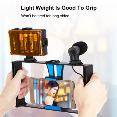 Нобор блогера PULUZ 4in1 (light, mount, phone holder, microphone) (PKT3023) фото №4